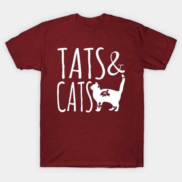 tats and cats cool design T-Shirt by FaRock